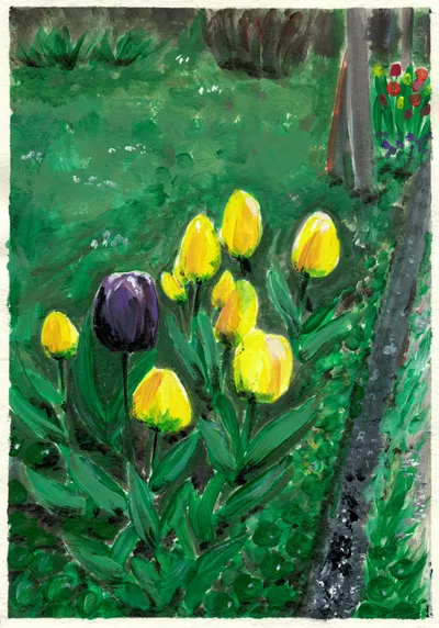Tulpen – Kunst von Patricia Morf